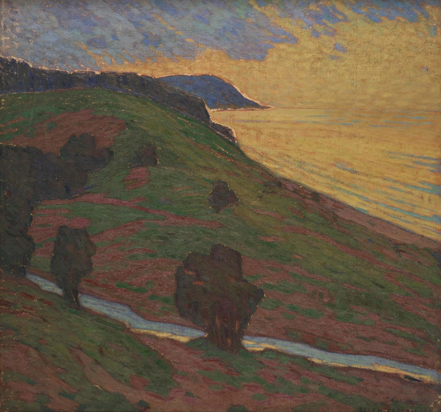 Vue depuis Vik de Stenshuvud, datée de 1924