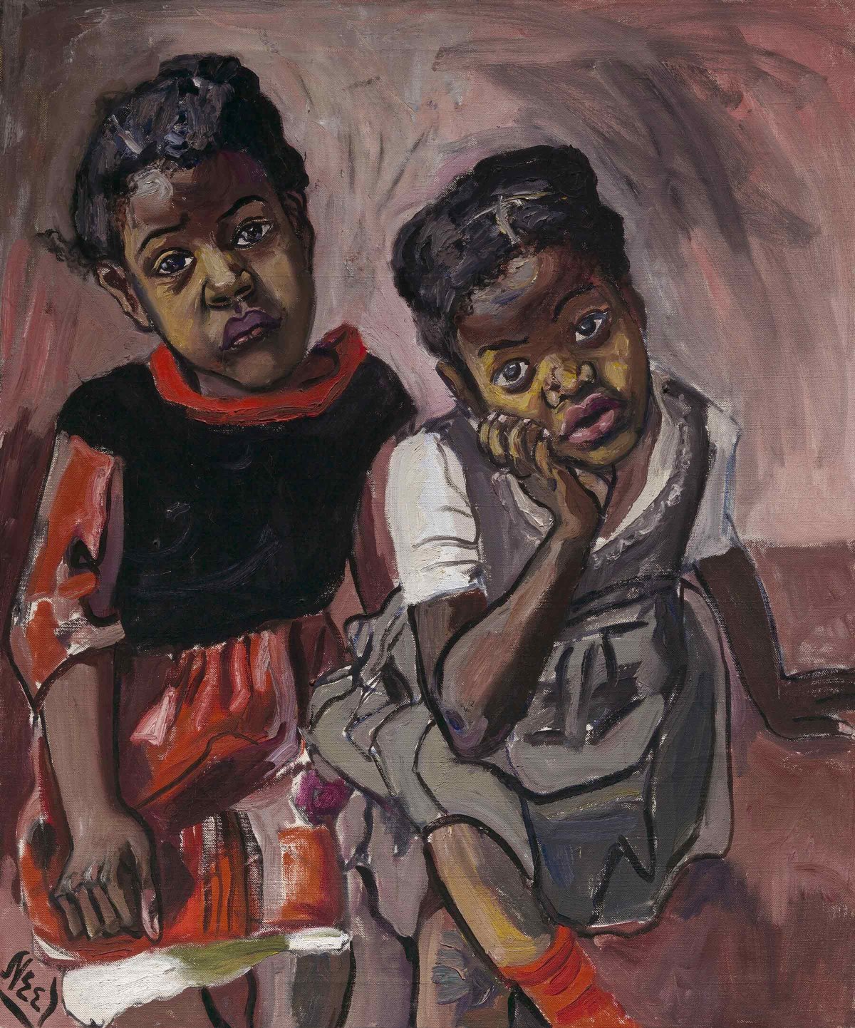 Deux filles, Spanish Harlem, 1959
