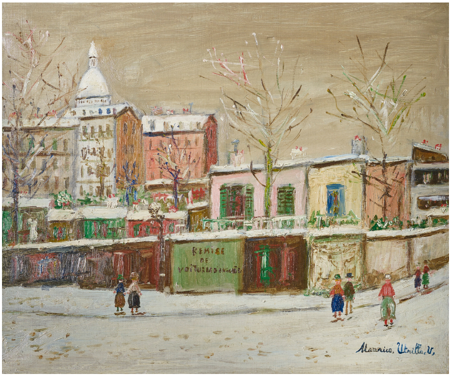 La remise de voitures d'enfants rue Lamarck à Montmartre