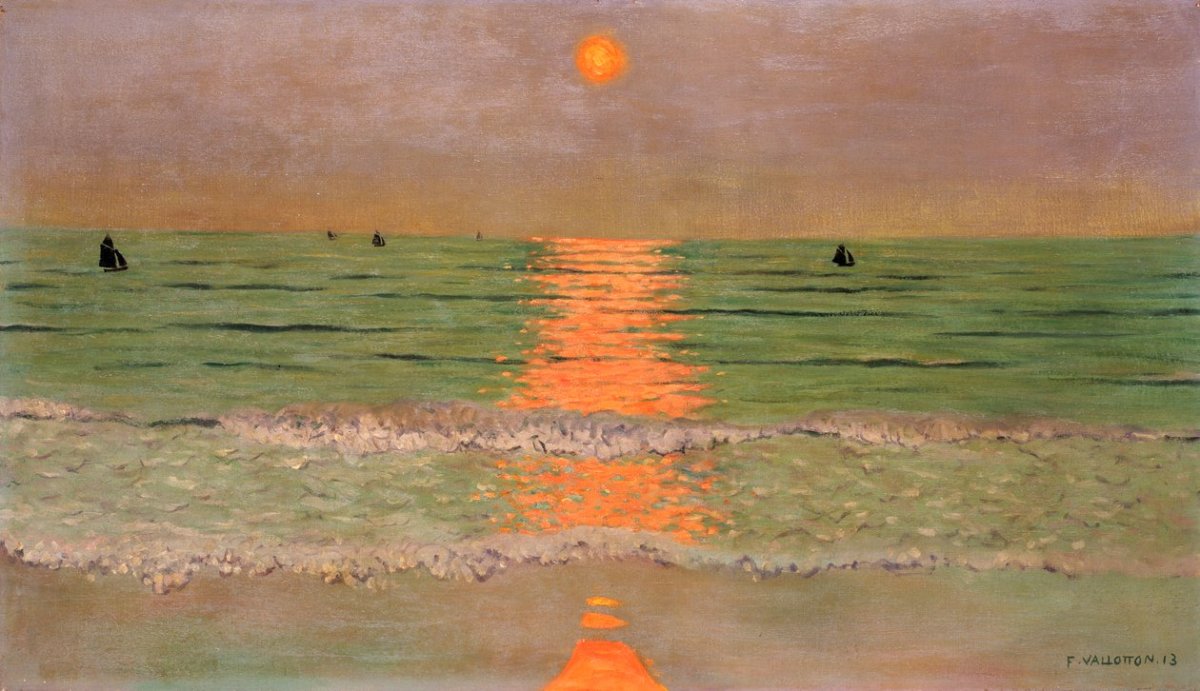 Coucher de soleil, 1913
