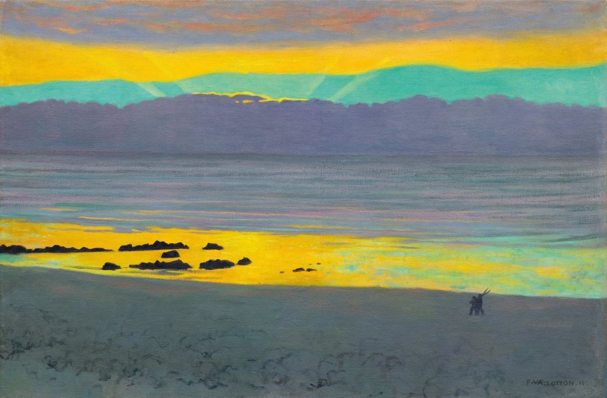 Coucher de soleil jaune et vert, 1911