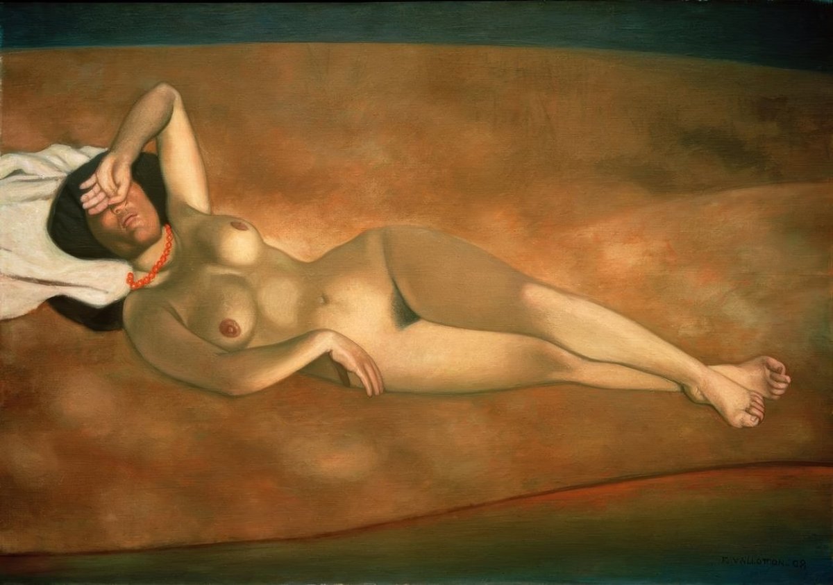 Femme couchée sur le sable, 1908