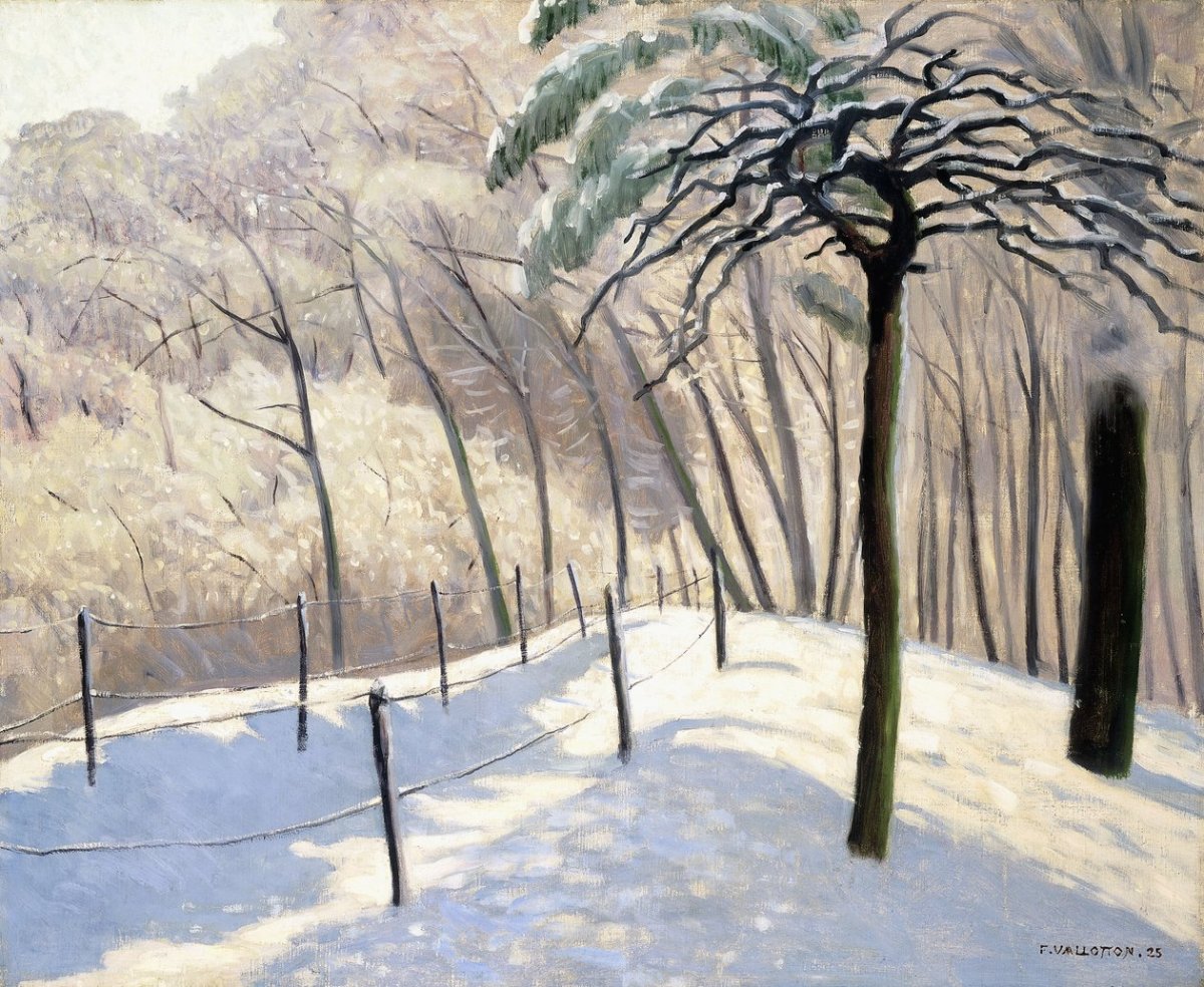 Paysage de neige au Bois de Boulogne, 1905