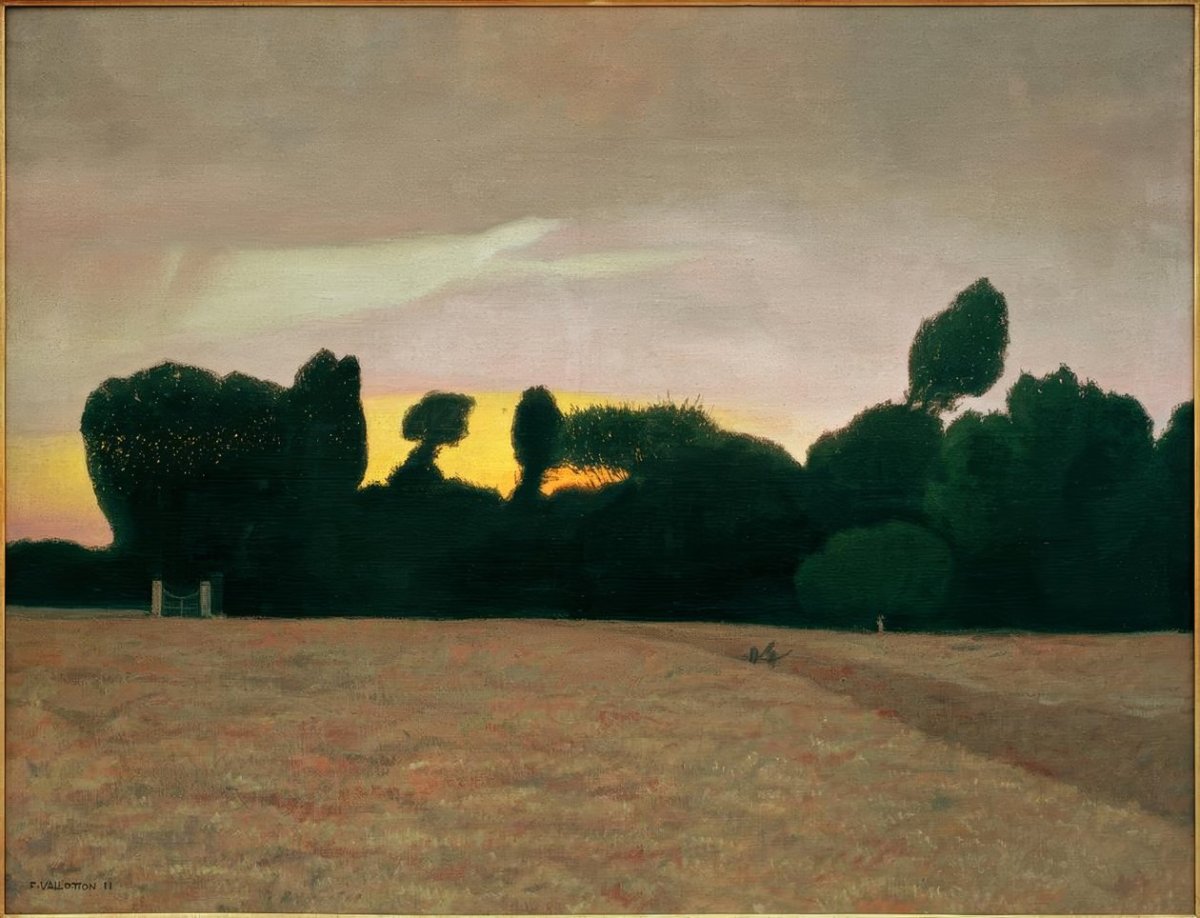 Paysage de Normandie, soleil couchant, 1911