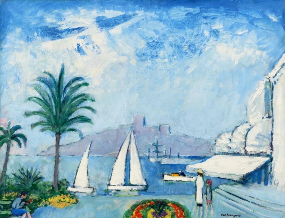 Cannes, le mont Chevalier, 1956