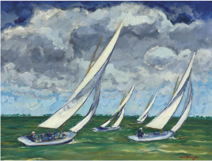 La régate, environ 1930