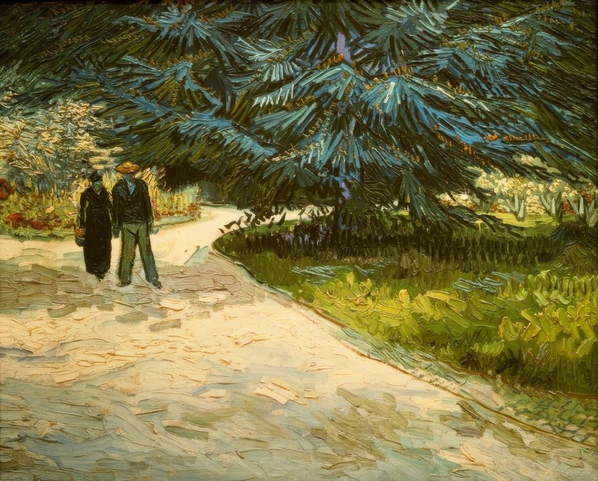 Couple dans le parc d'Arles, 1888
