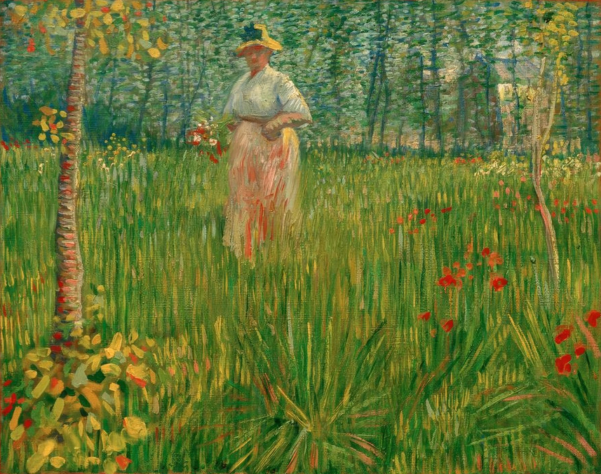 Femme dans un jardin, 1887