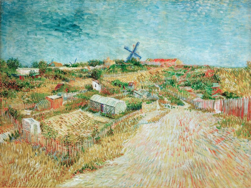 Jardins potagers de la Butte Montmartre, 1887