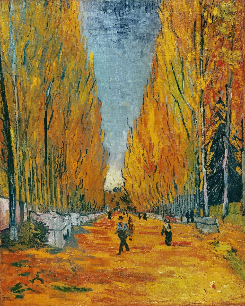 L'allée des Alyscamps, Arles, 1888