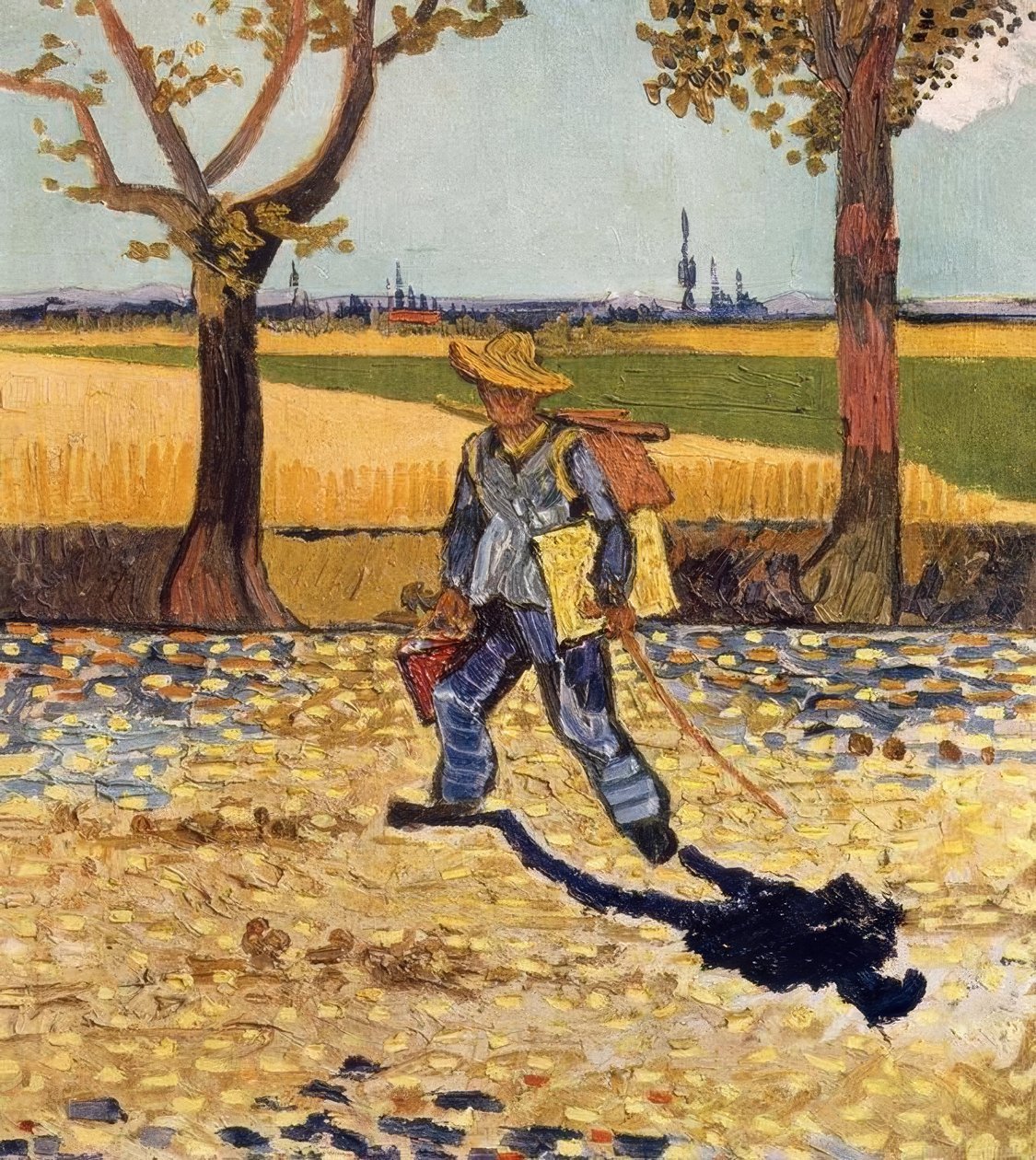 Le peintre en route pour le travail, 1888