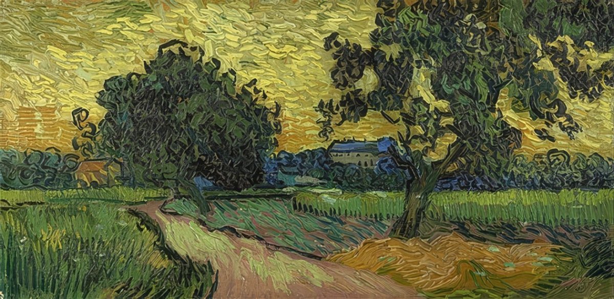 Paysage au crépuscule, 1890