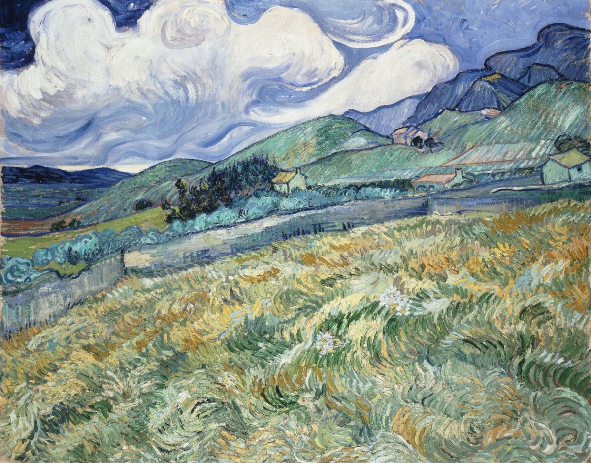 Paysage de Saint-Rémy, 1889
