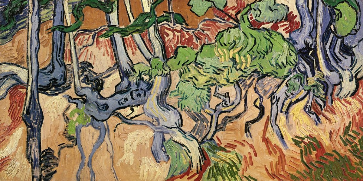 Racines d'arbres, 1890