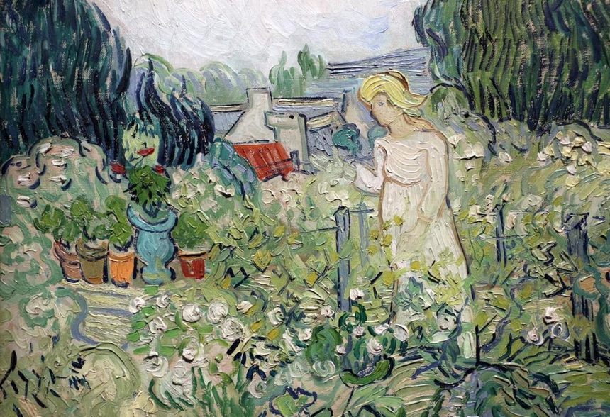 Mademoiselle Gachet dans son jardin à Auvers-sur-Oise, juin 1890