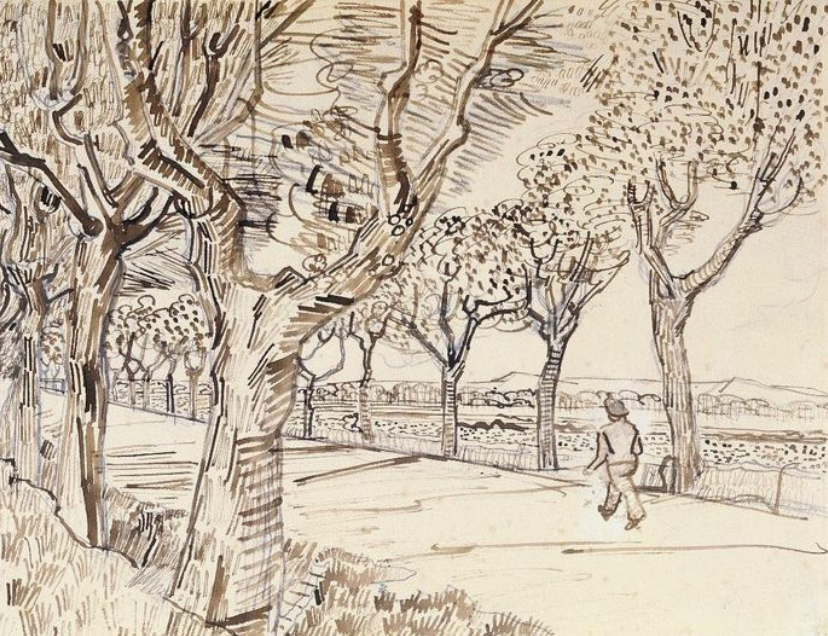 La Route de Tarascon, Arles, 1888