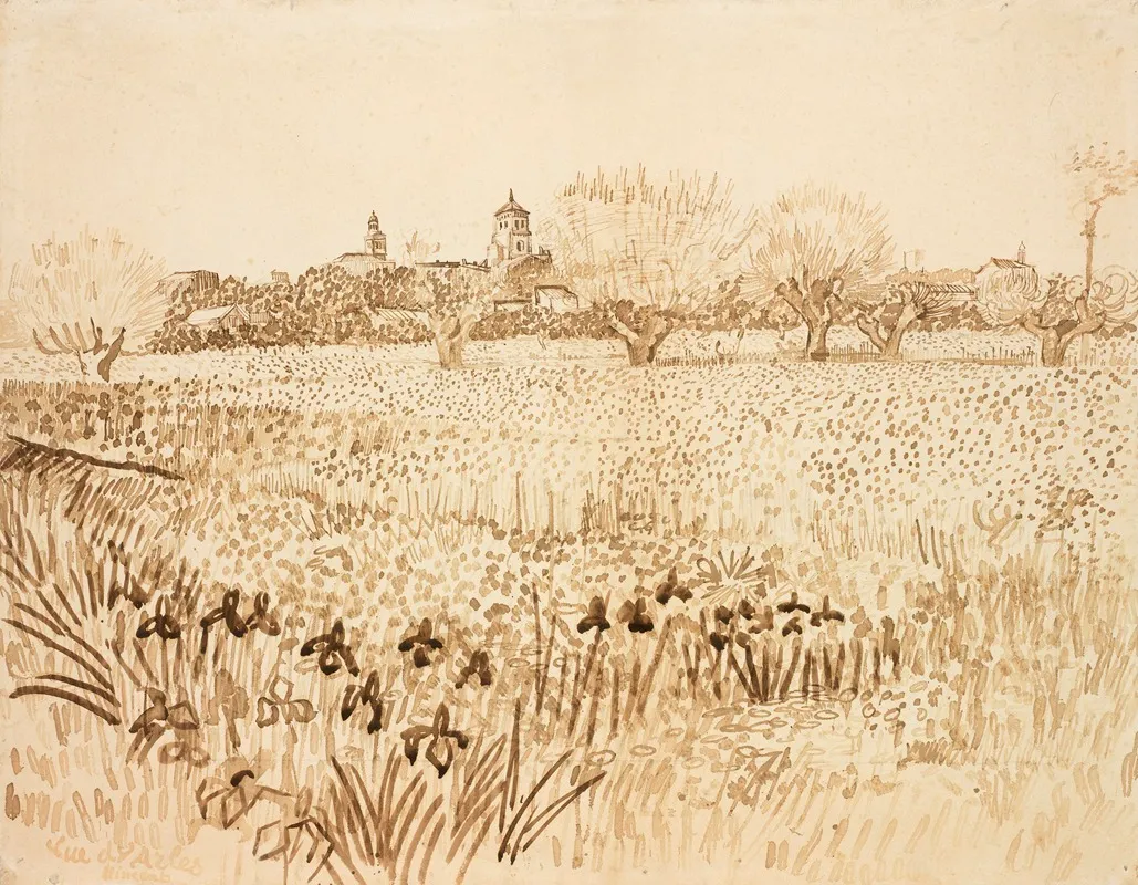 Vue sur Arles (1888)