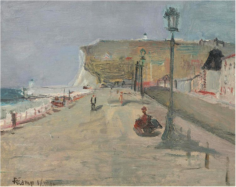 Avenue des Belges à Fécamp-sur-Mer, vers 1928