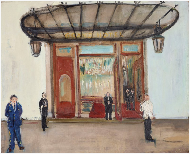 Entrée du Grand Hôtel de Brissago, 1950