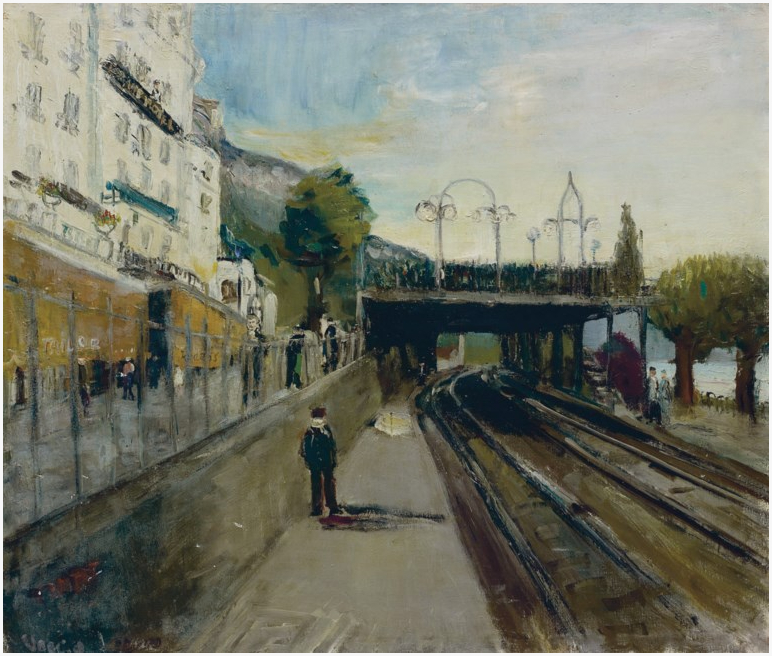 Ligne de chemin de fer à Territet, 1936-37