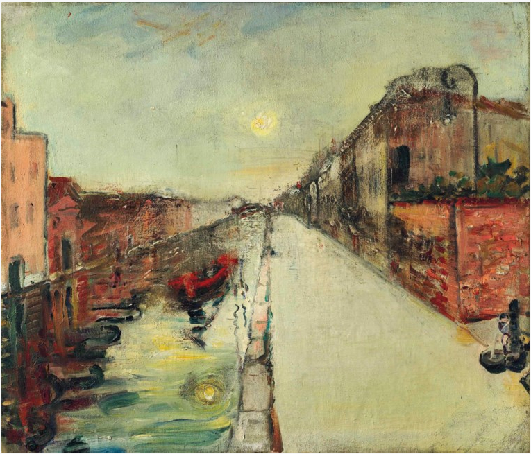 Ascona sous la pluie, 1953