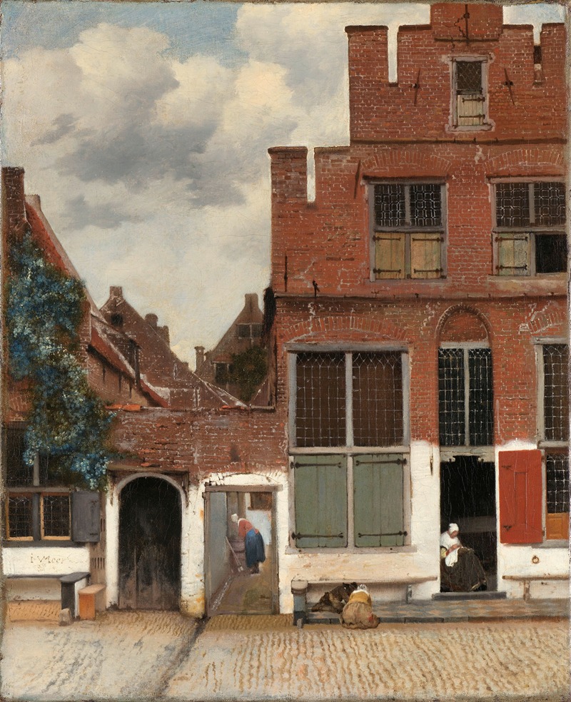 Vue des maisons de Delft, connues sous le nom de « Petite rue » (vers 1658)