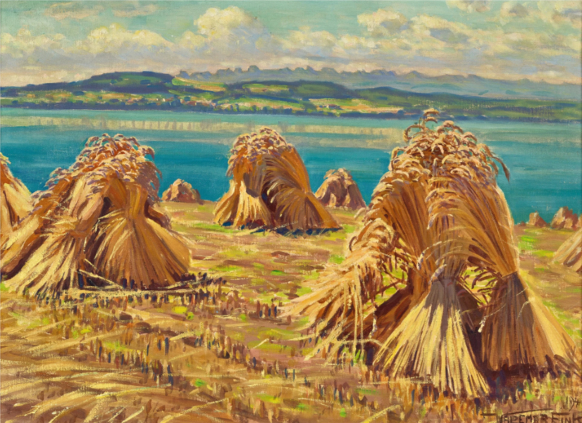 Garbes au bord du lac de Morat, 1946
