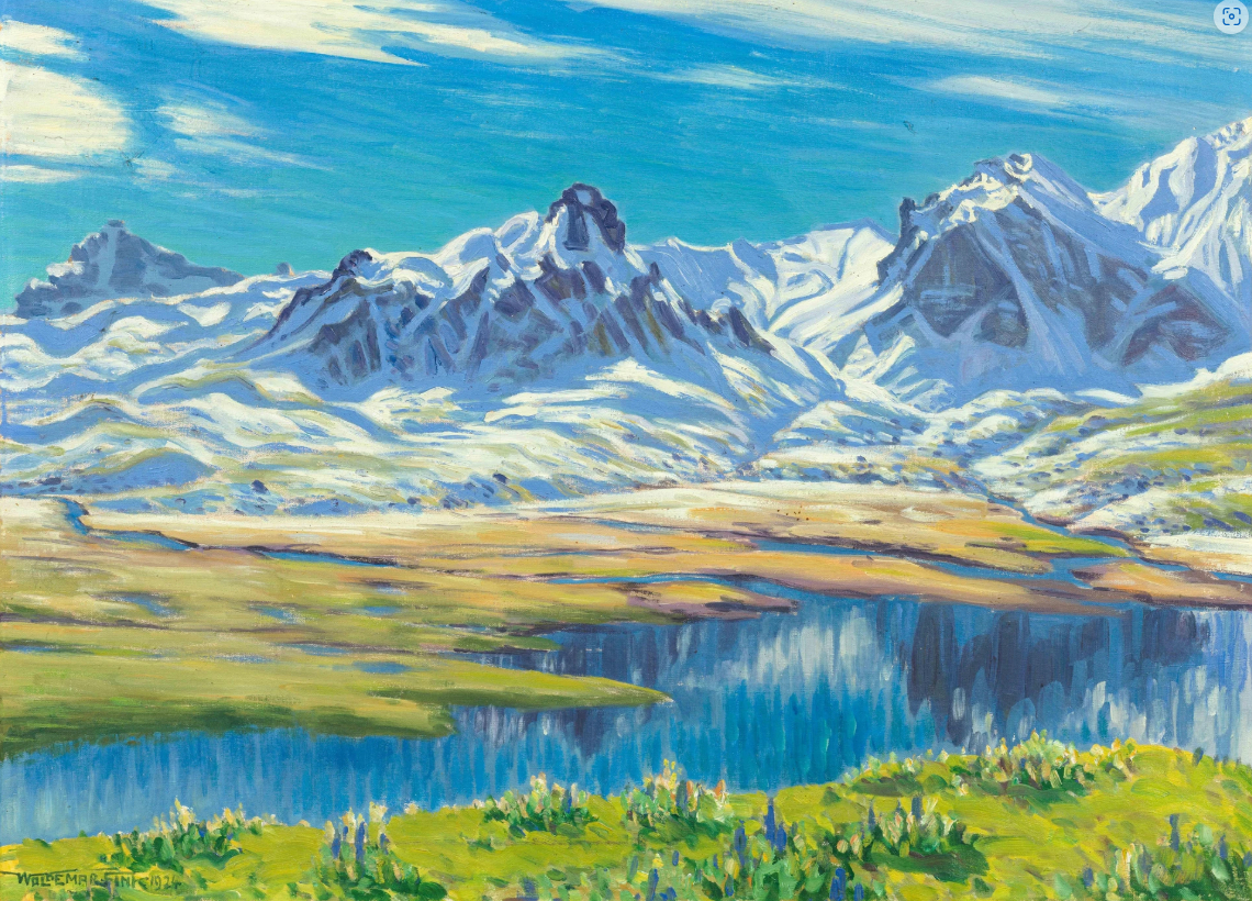 Lac de montagne, 1924