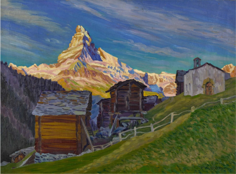 Matin de printemps à Findelen - Zermatt, 1926-1927