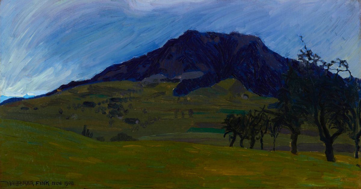 Paysage de montagne, 1908