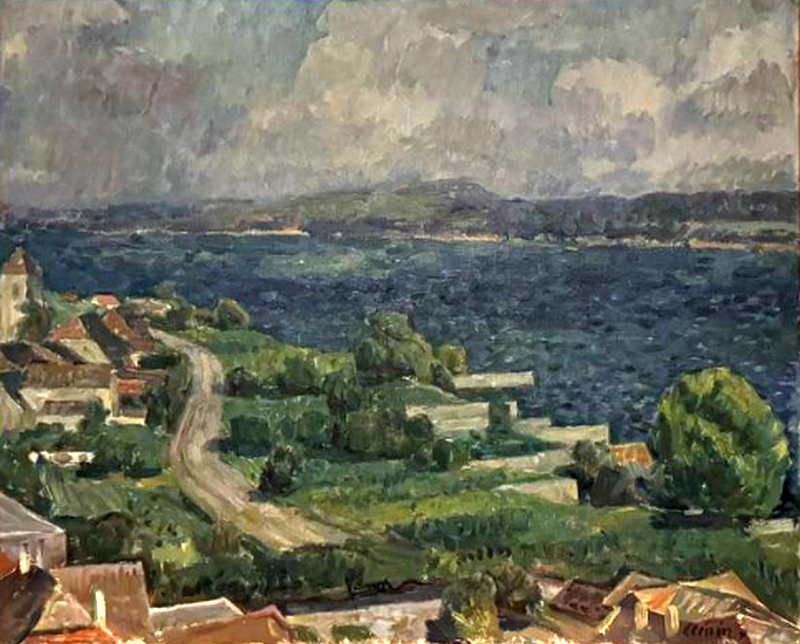 Lac de Bienne depuis Douanne