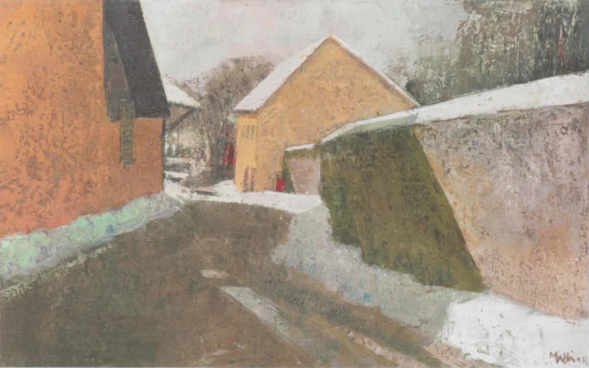 Village en hiver, 2005