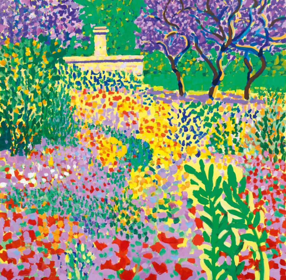 Une fontaine de jardin, 2004