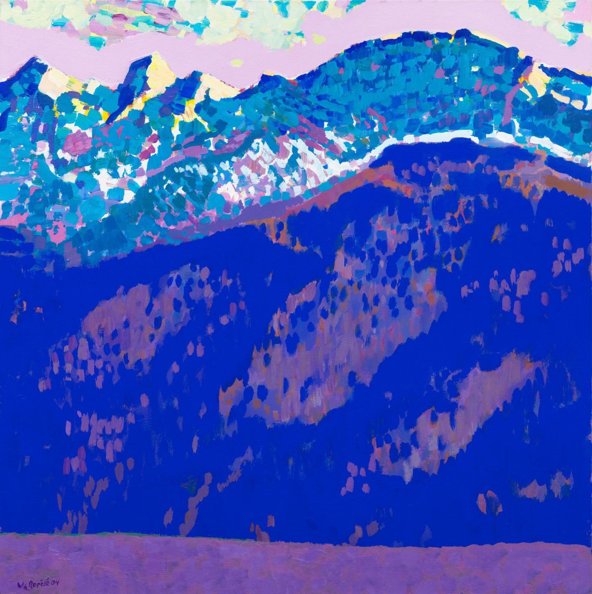 Chaîne de Bregaglia avec Pizzo Badile, Pizzi dei Vanni, 2004