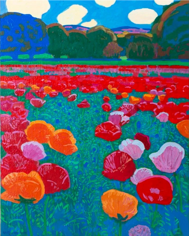 Champ de pavots, 2000
