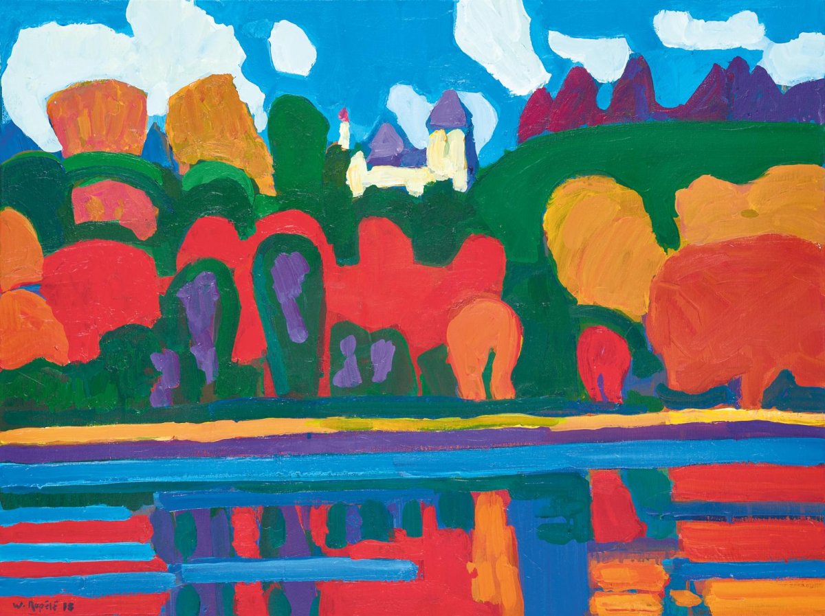 Château près du lac de Thoune, 2018