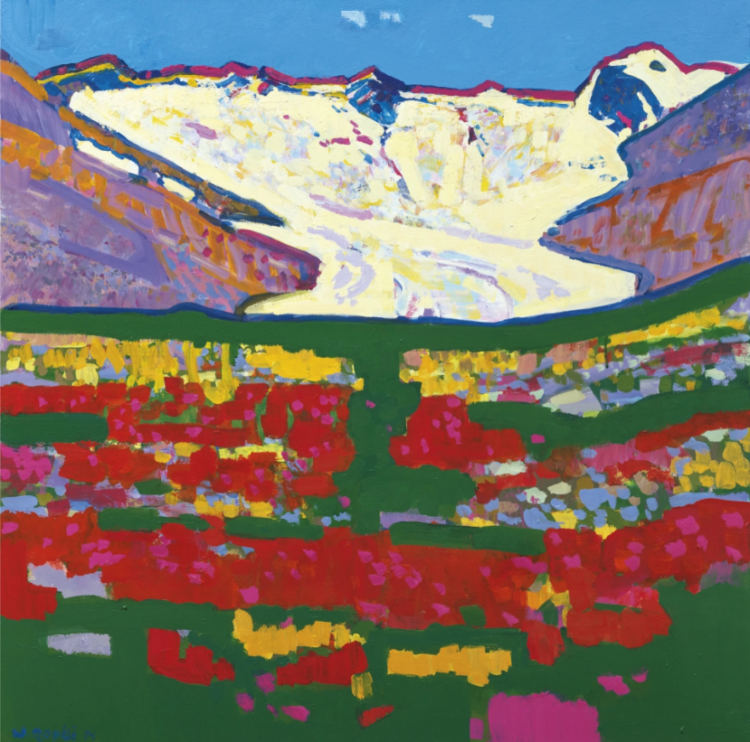 Journée ensoleillée au glacier de Morteratsch, 2014