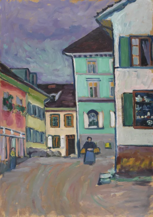 Murnau, Haut de la Johannisstrasse, 1908