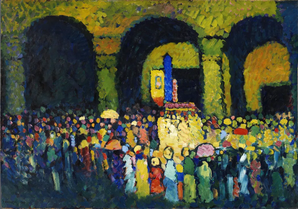 L'église Ludwigskirche à Munich, 1908