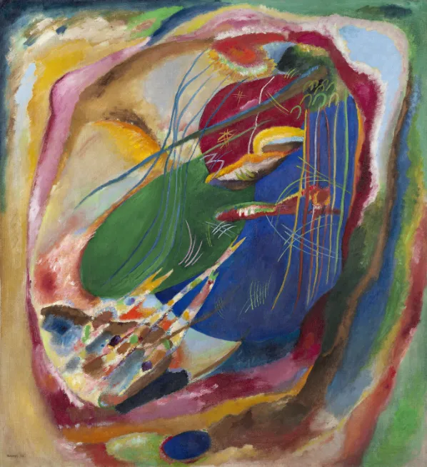 Tableau avec trois taches, 1914 