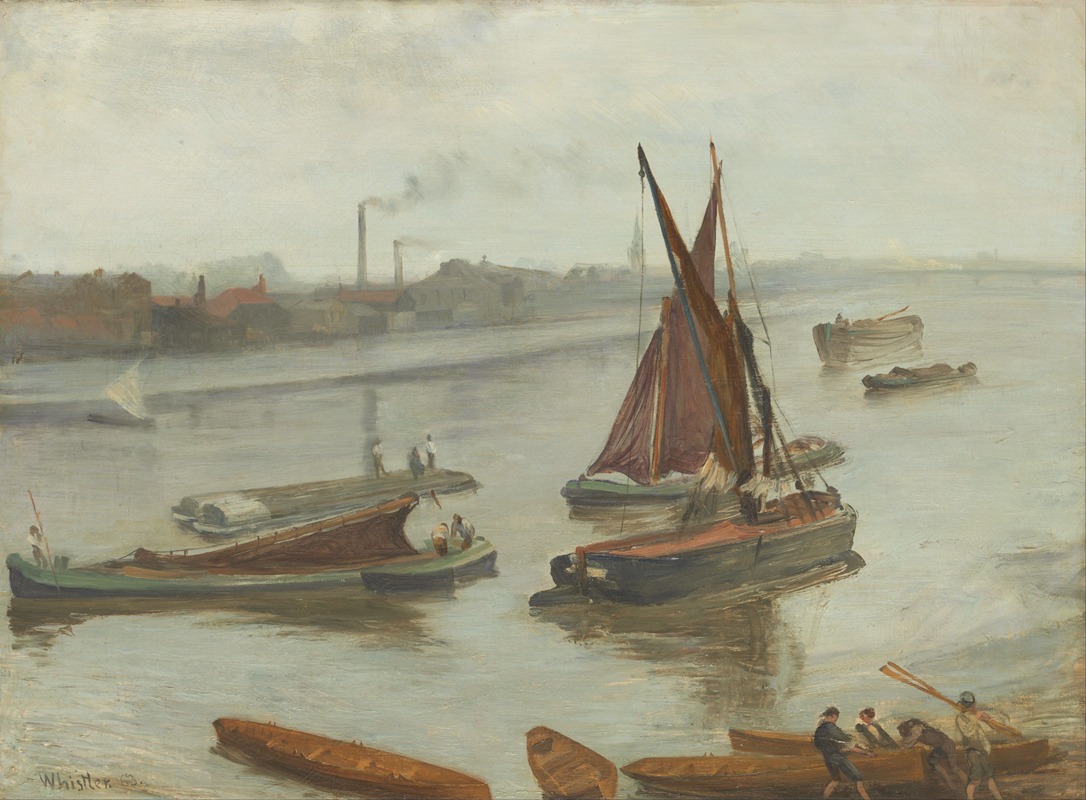 Gris et argent - Old Battersea Reach