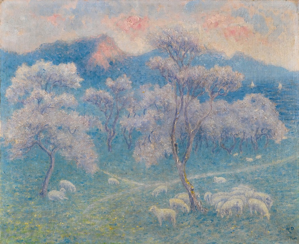 Moutons aux amandiers (1903)