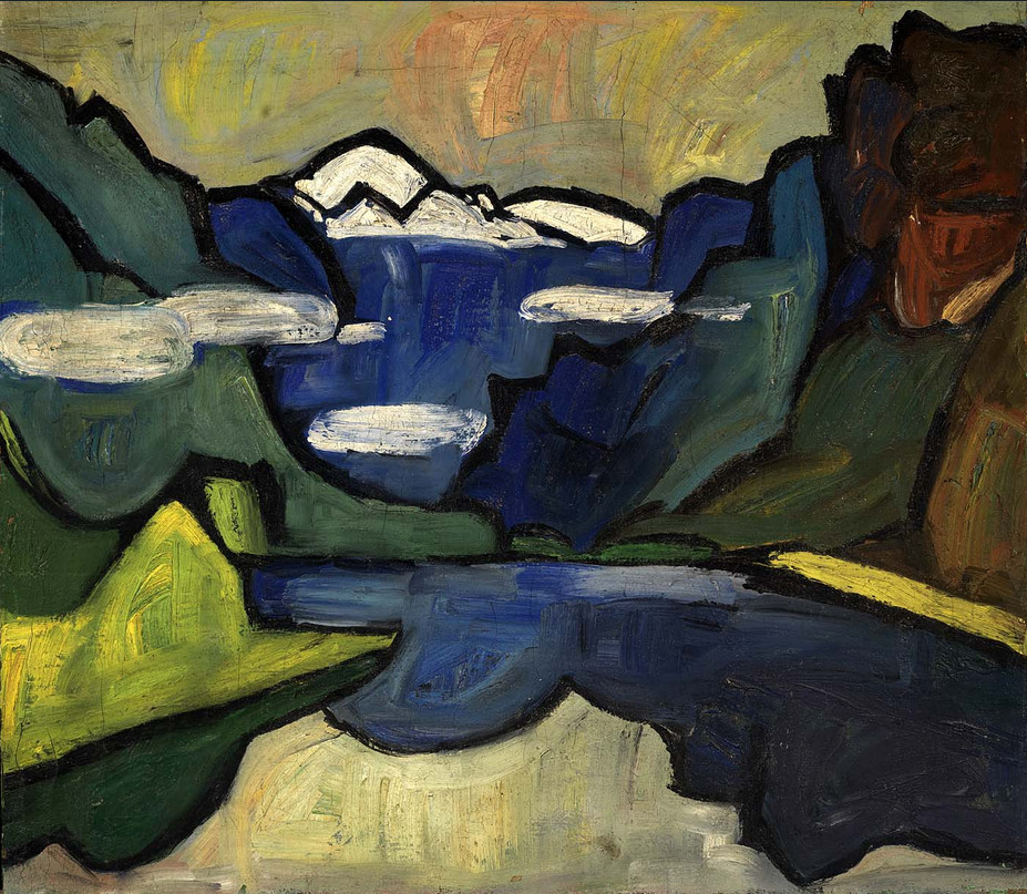Montagnes et mer, fjord de Hardanger, Norvège, 1938