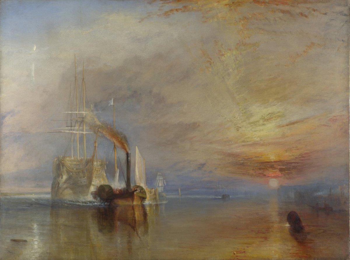 The Fighting Temeraire, 1839 - Le Dernier Voyage du Téméraire (1838)