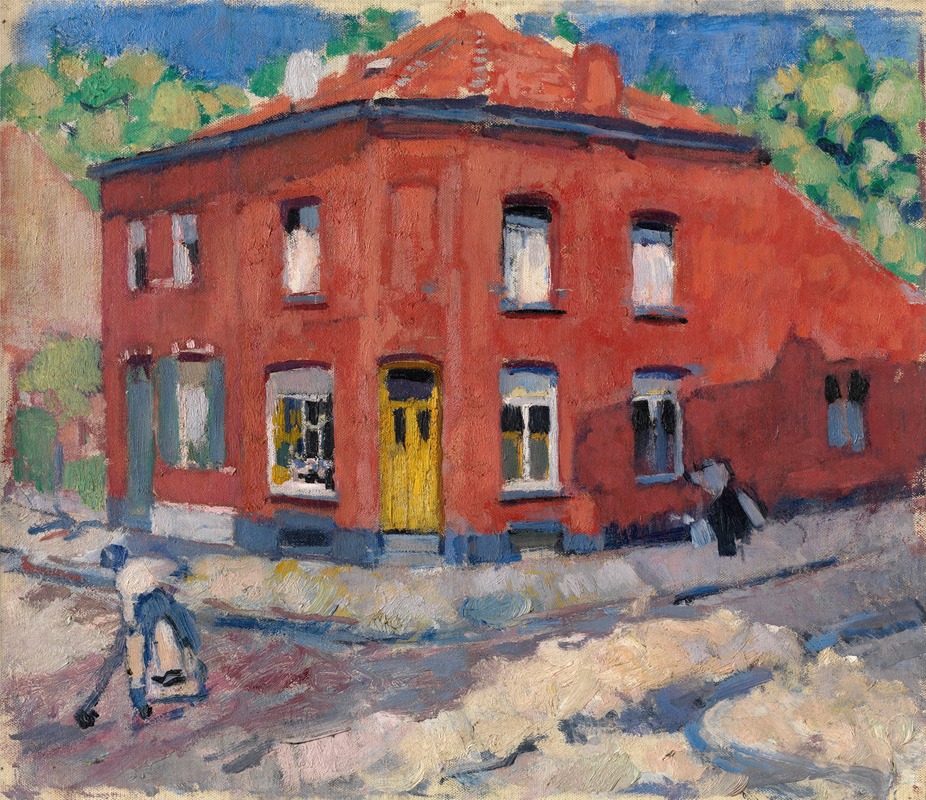 La maison rouge, fin de la neige (1907-1908)