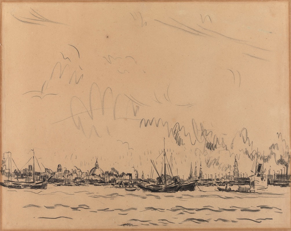Le port d'Amsterdam (1915)