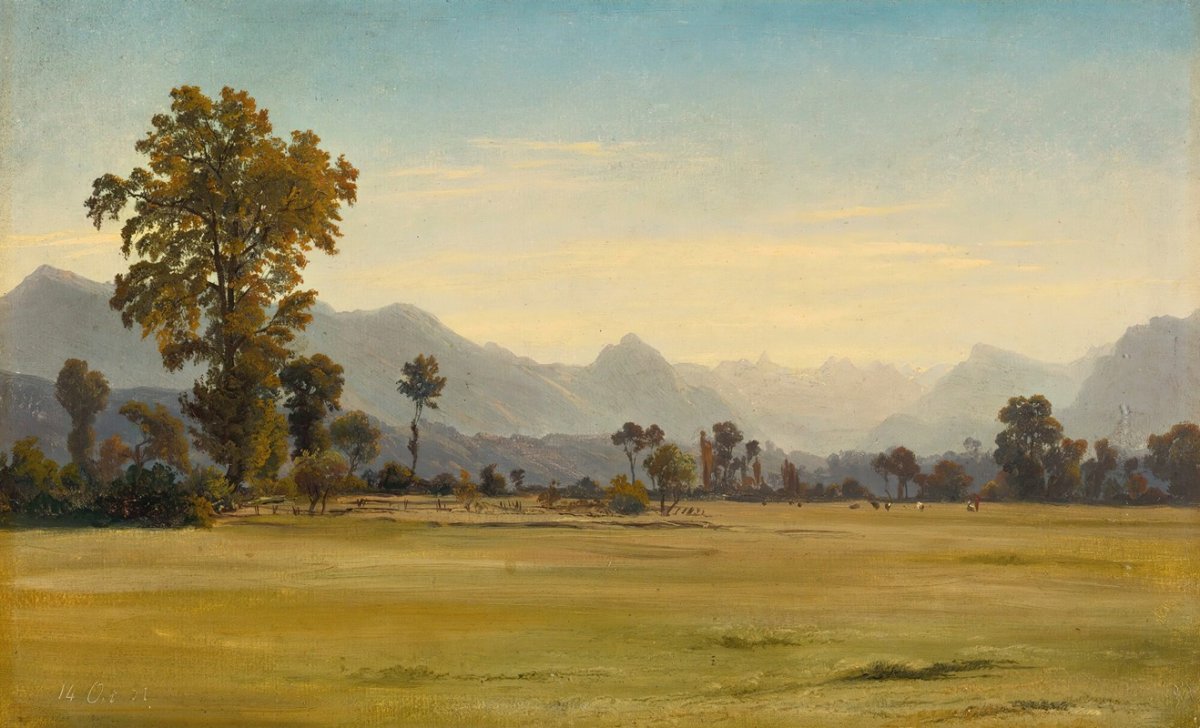 Vue de Schönbühl sur le Vitznauerstock (1851)