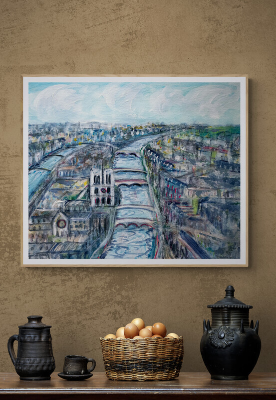 Notre-Dame vue du ciel 