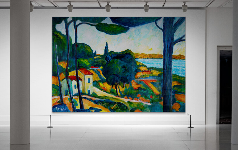 Paysage de bord de mer 