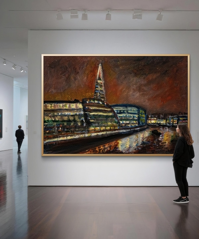 London by Night &amp; The Shard - réf. CS4623